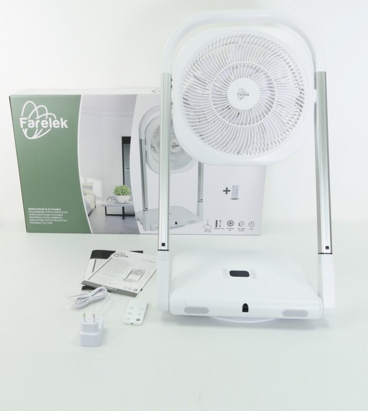 Ventilator de birou, pliabil, 13W, diametru 30cm, telecomanda, ORISEN
