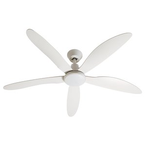 Ventilator de plafon, 25W, diametru 140cm, 5 palete ABS, LED 18W 1980 lumeni, telecomanda, Brisa atta